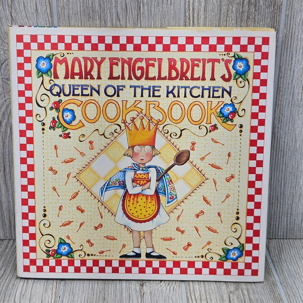 Mary Engelbreit Queen of the Kitchen Cookbook 1998 Hardcover First Edition